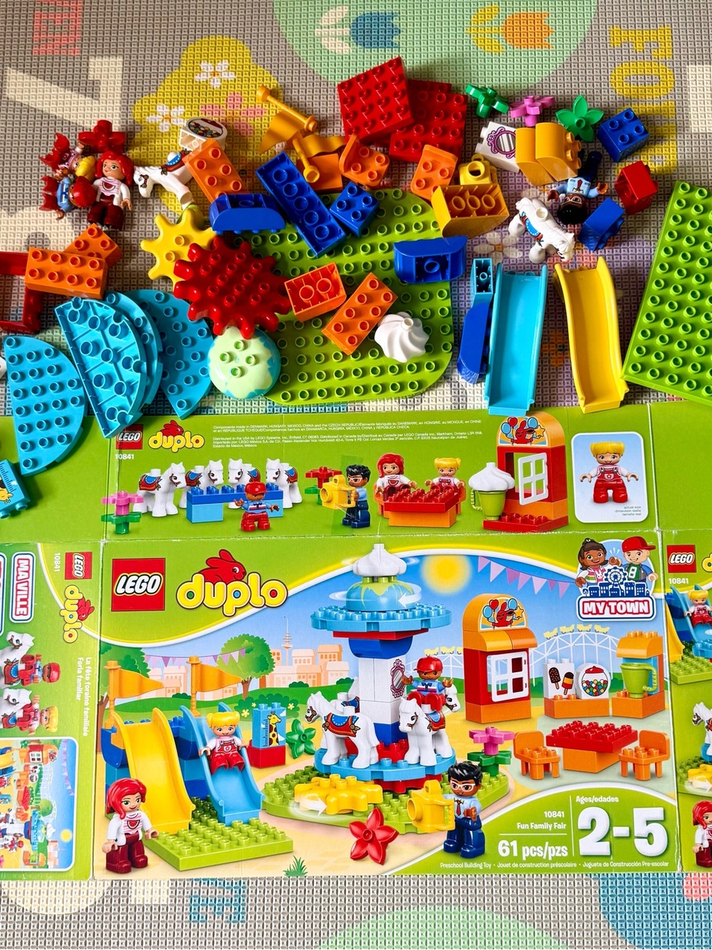 LEGO DUPLO 10841 fun family fair 100% complete